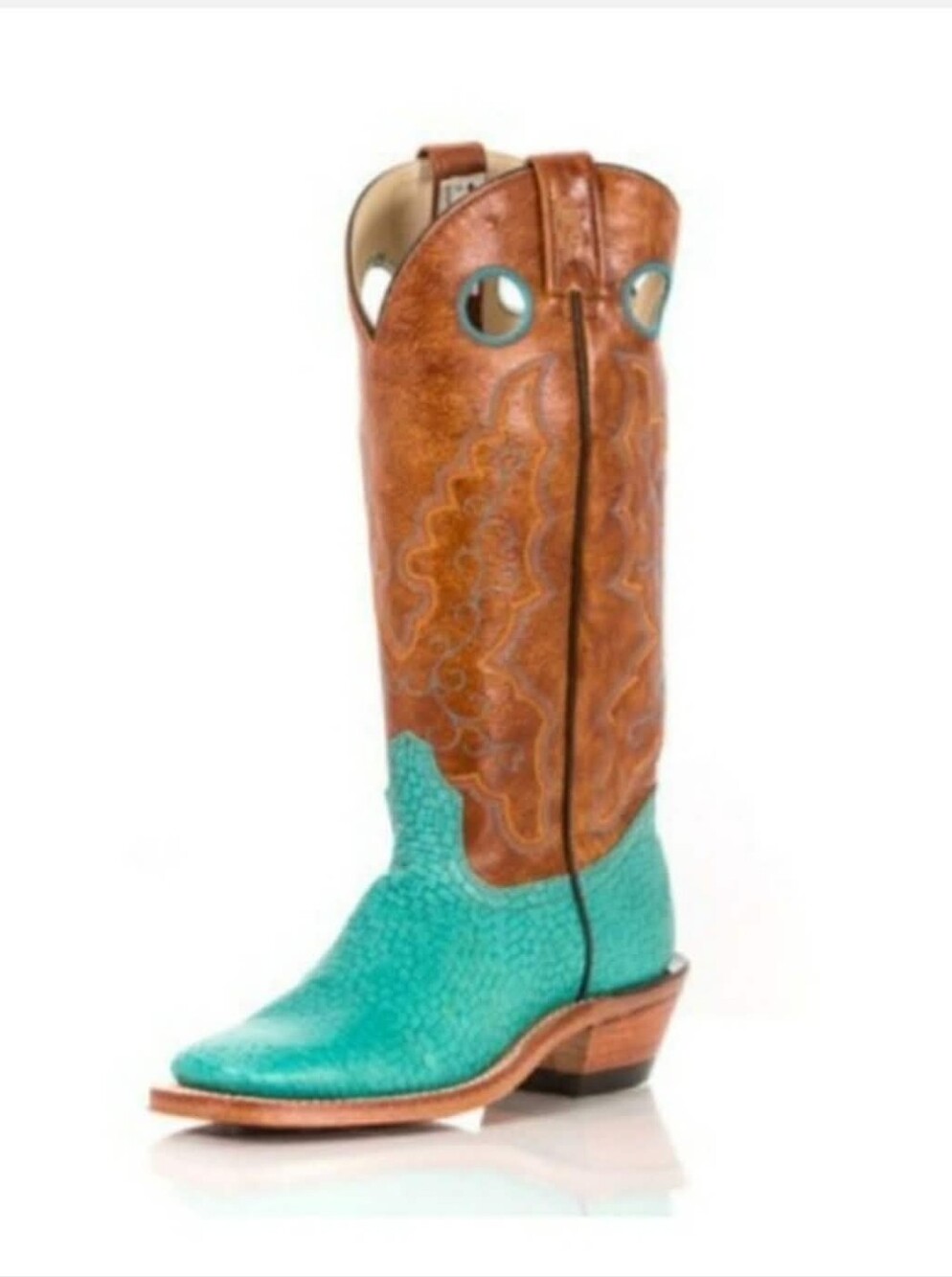 🐎🩵💖Calgary Stampede Women's Western Collectible Boots Teal🩵💖🤠